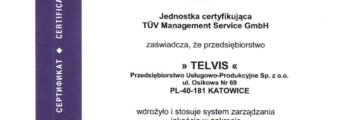 System zarządzania jakością ISO 9001